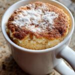 keto vanilla mug cake