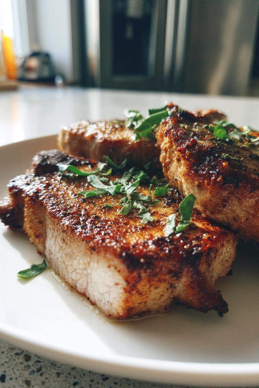 Air Fryer Pork Chops Boneless