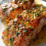 Air Fryer Salmon Garlic Butter