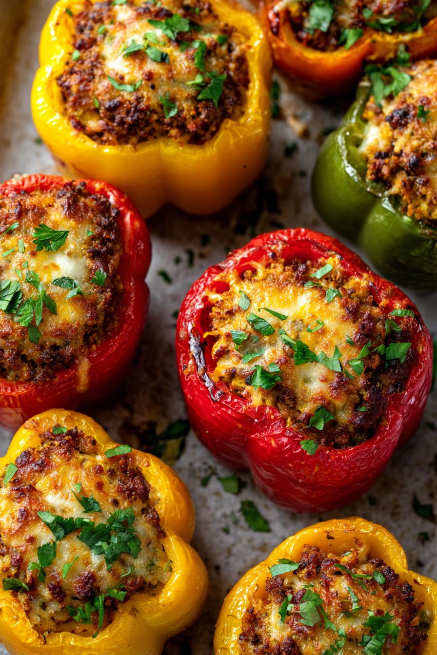 Air Fryer Stuffed Peppers