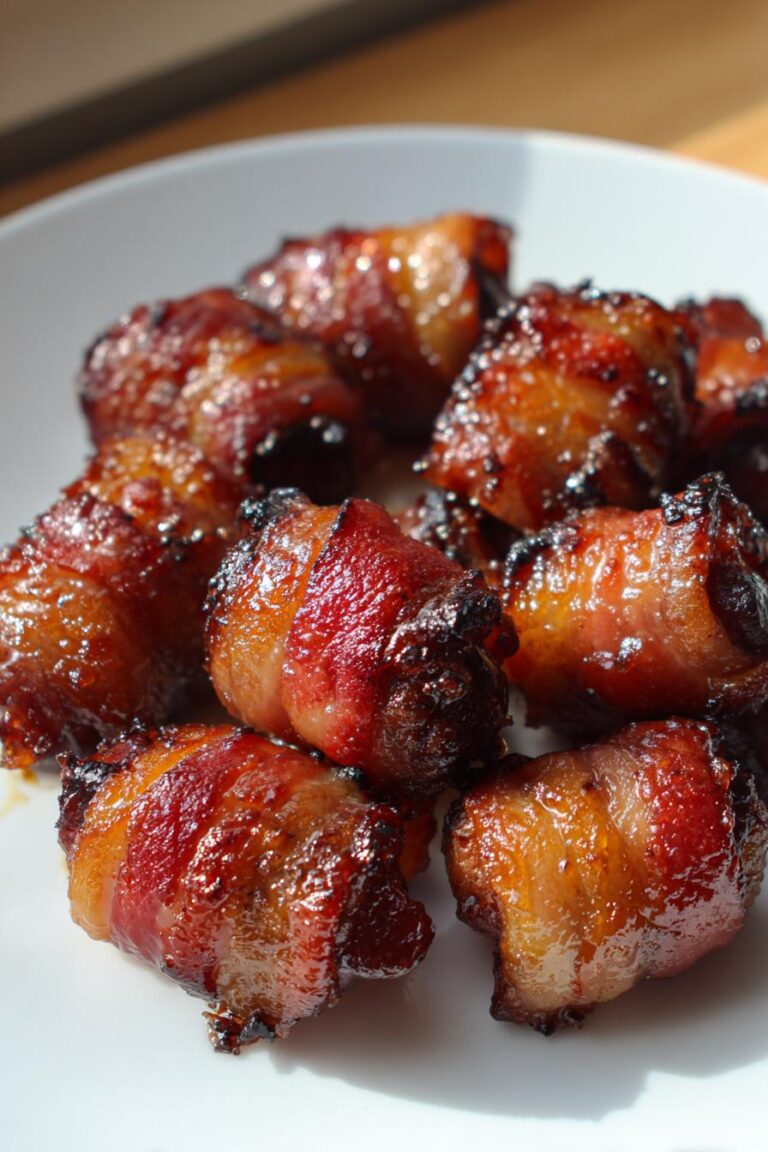 Bacon wrapped dates