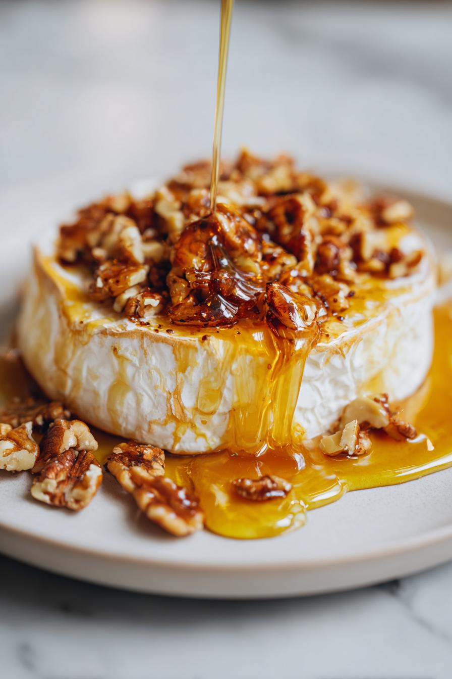 Baked Brie with Honey and Nuts