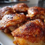 Baked Chicken Thighs Crispy