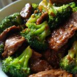 Beef and broccoli stir fry
