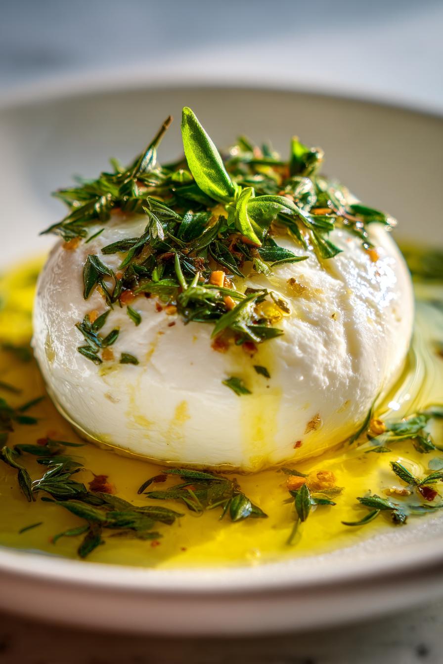 Burrata Truffle Appetizer Recipe