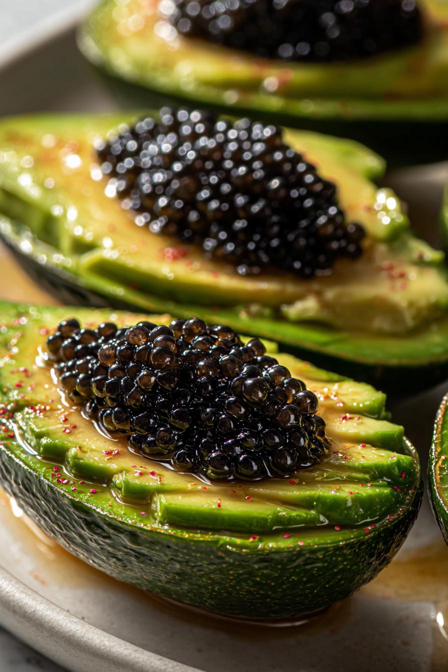 Caviar Avocado Boats