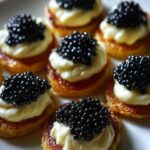 Caviar Blinis with Crème Fraîche