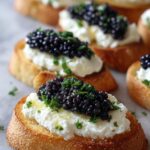 Caviar Crostini with Ricotta