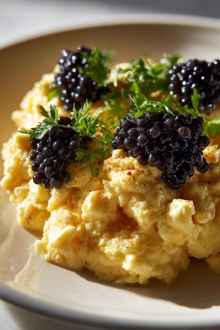 Caviar Scrambled Eggs Recipe