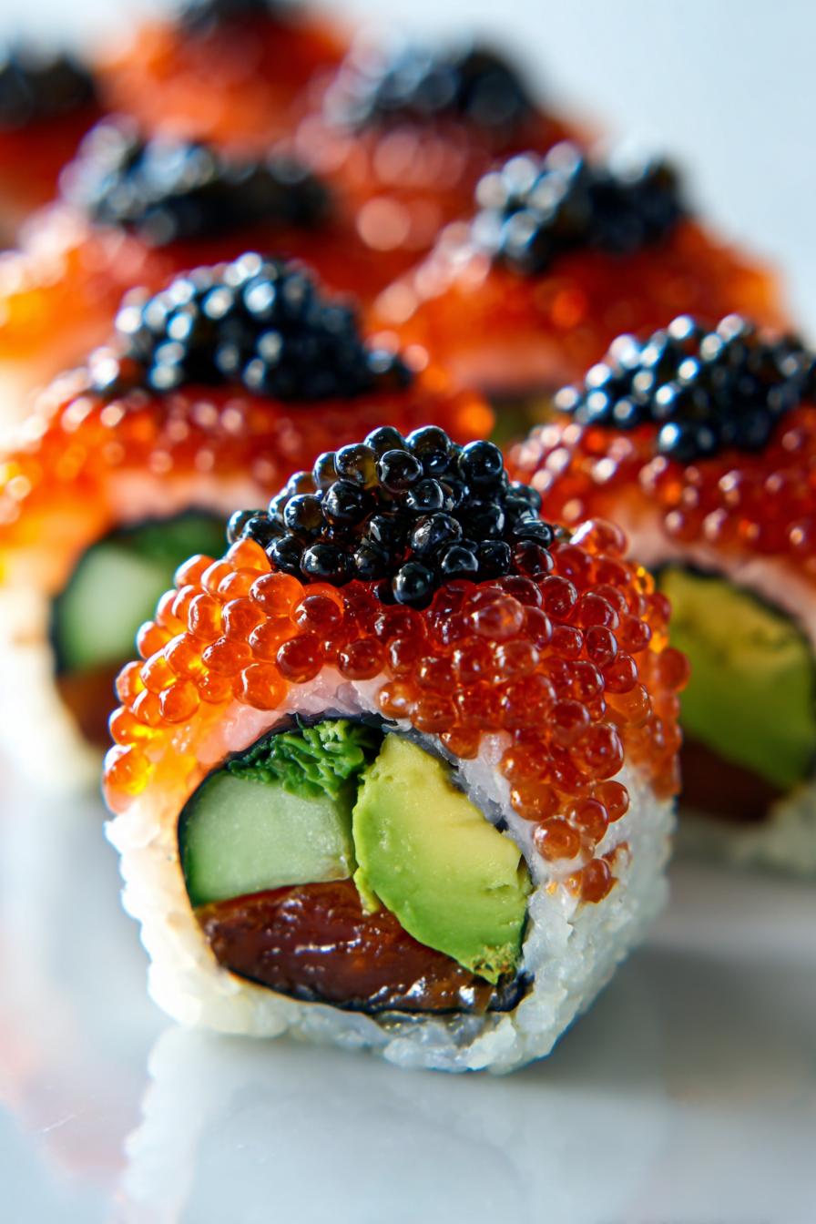 Caviar Sushi Rolls