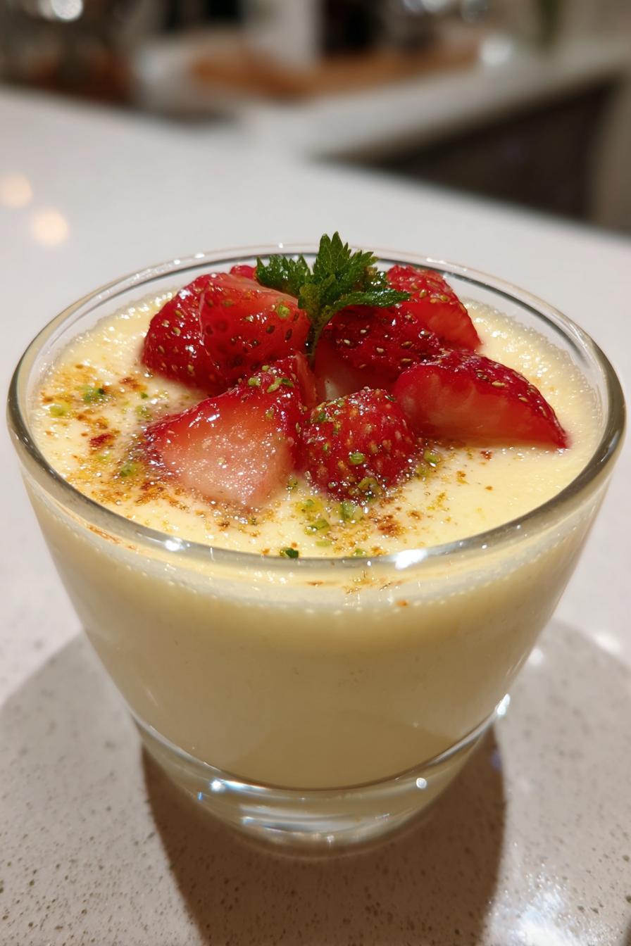 Champagne Sabayon Dessert Recipe