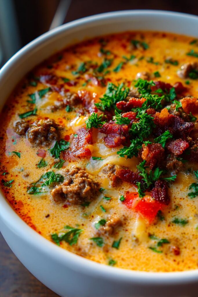 Cheeseburger Soup