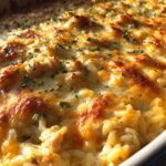 Cheesy Chicken Rice Bake