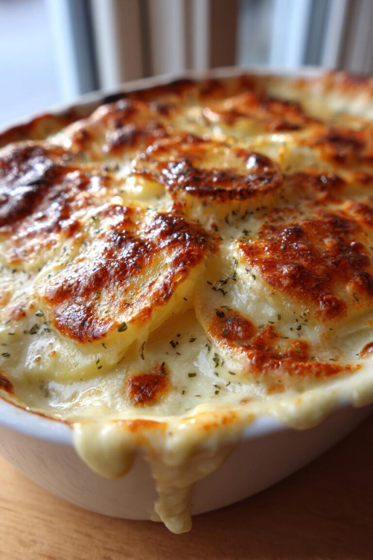 Cheesy scalloped potatoes