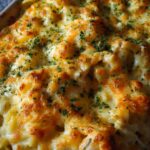 Chicken Alfredo Bake