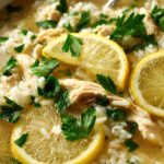 Chicken Lemon Rice Soup