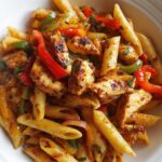 Chicken fajita pasta