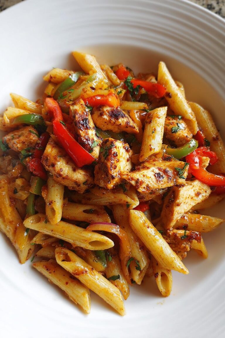 Chicken fajita pasta