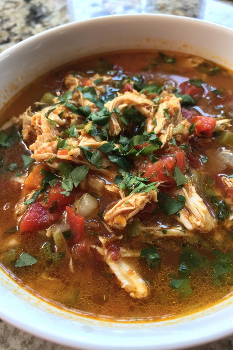 Chicken taco soup