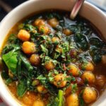 Chickpea Spinach Soup
