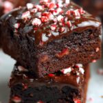 Chocolate peppermint brownies