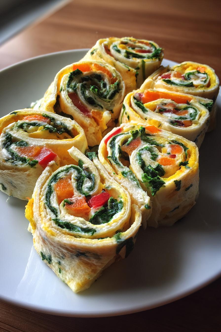 Christmas pinwheels tortilla