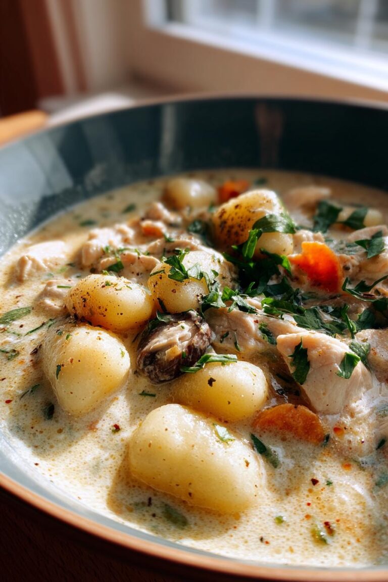 Creamy Chicken Gnocchi Soup