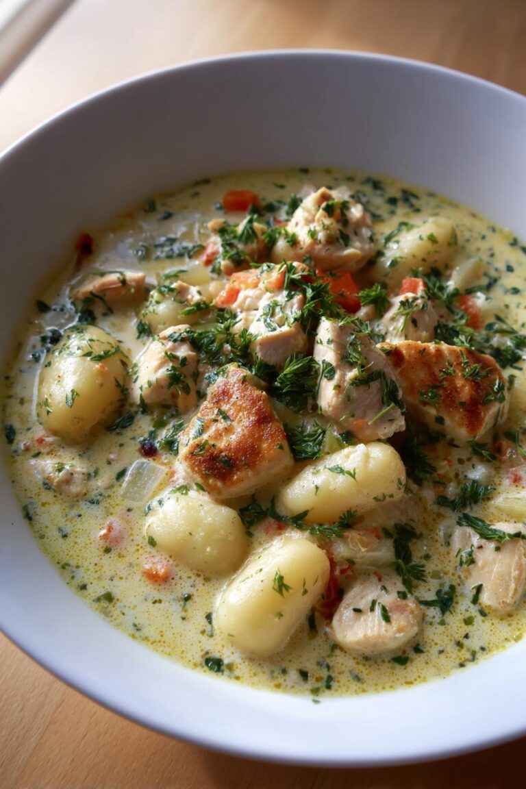 Creamy Chicken Gnocchi Soup