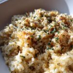 Creamy Garlic Rice Skillet