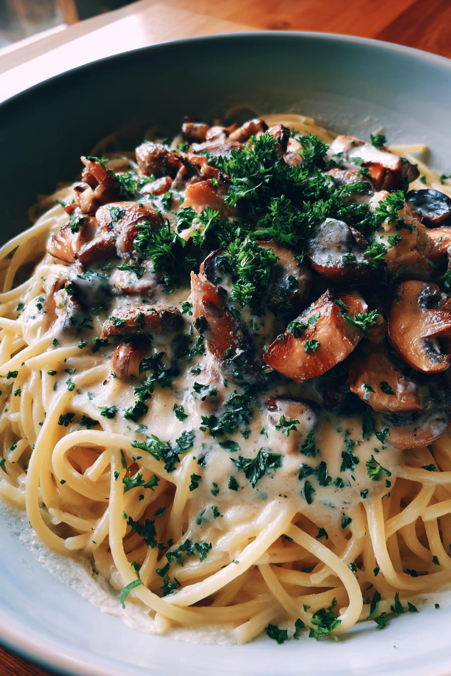 Creamy Mushroom Pasta