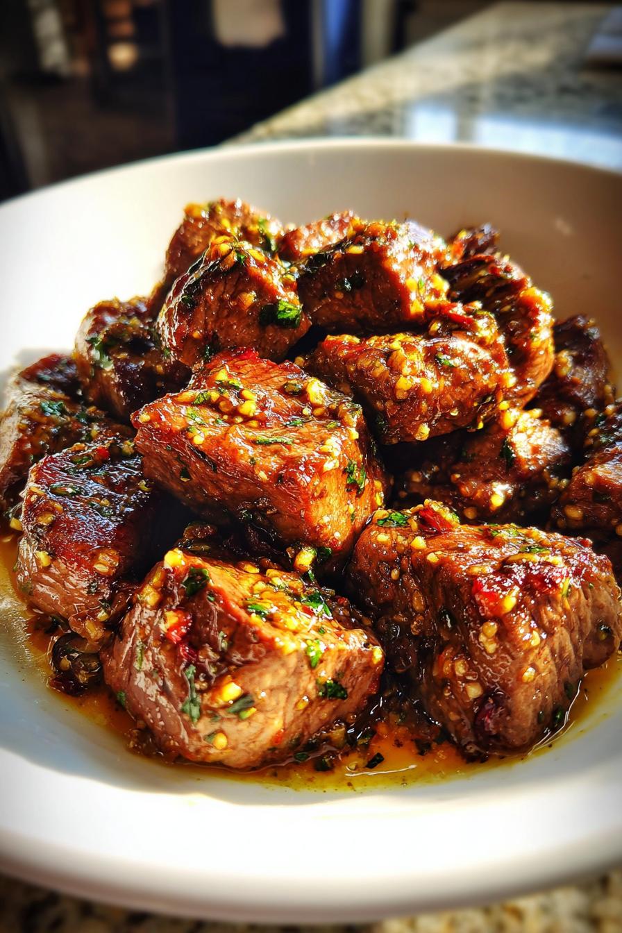 Garlic Butter Steak Bites