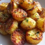 Garlic butter roasted potatoes