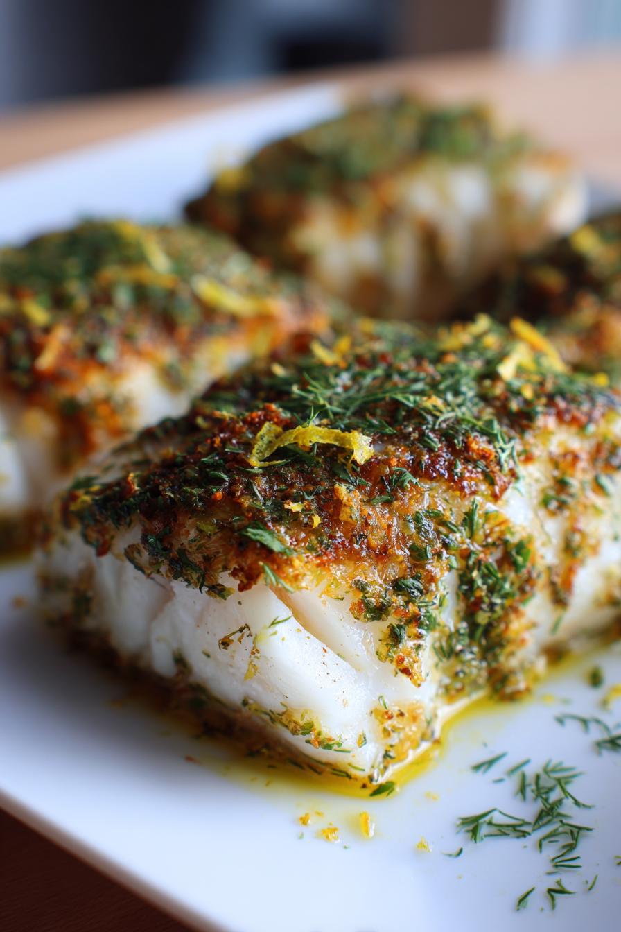 Herb Crusted Cod
