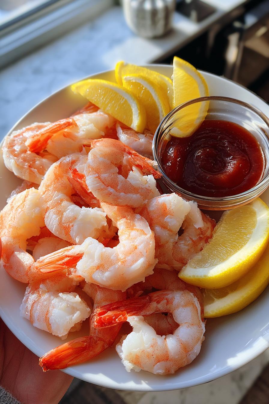 Holiday shrimp cocktail