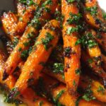 Honey glazed carrots