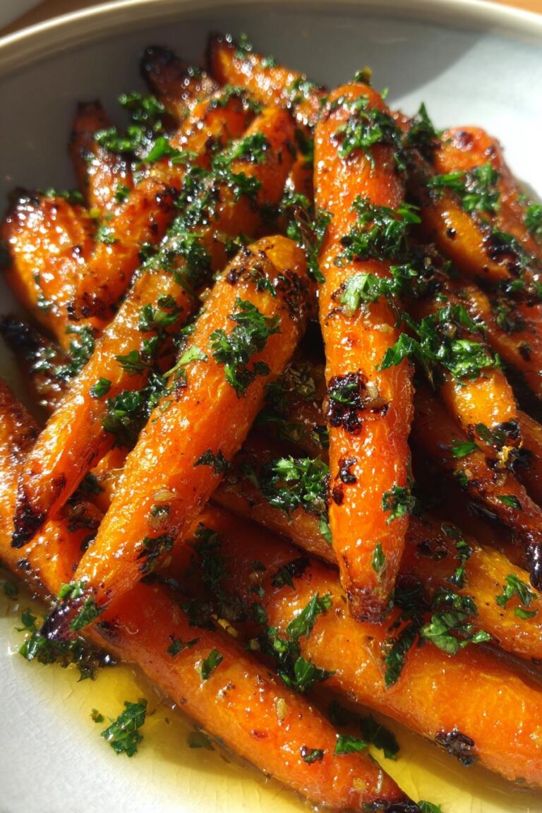 Honey glazed carrots