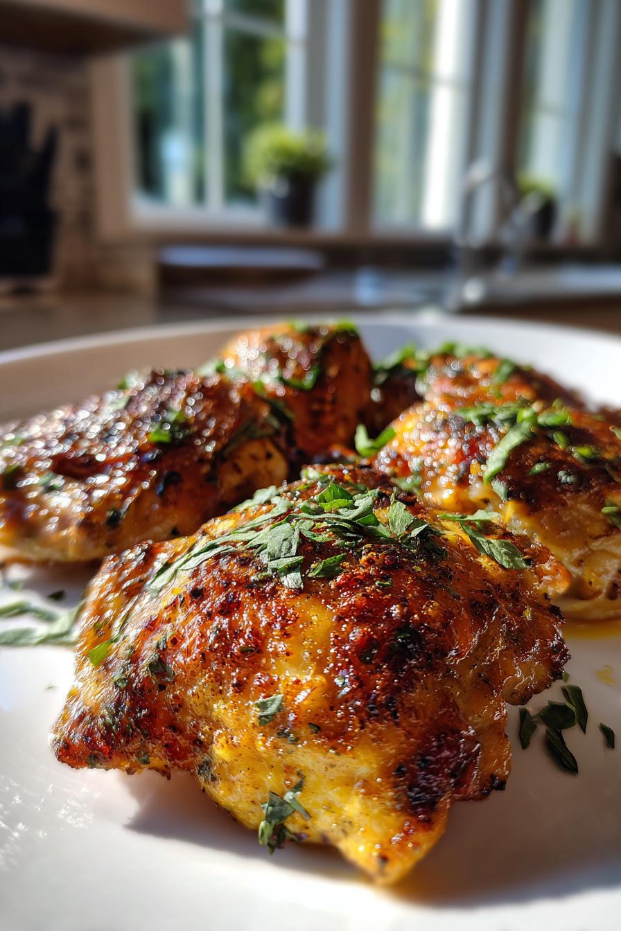 Keto Air Fryer Chicken Thighs