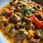 Keto Beef Stroganoff