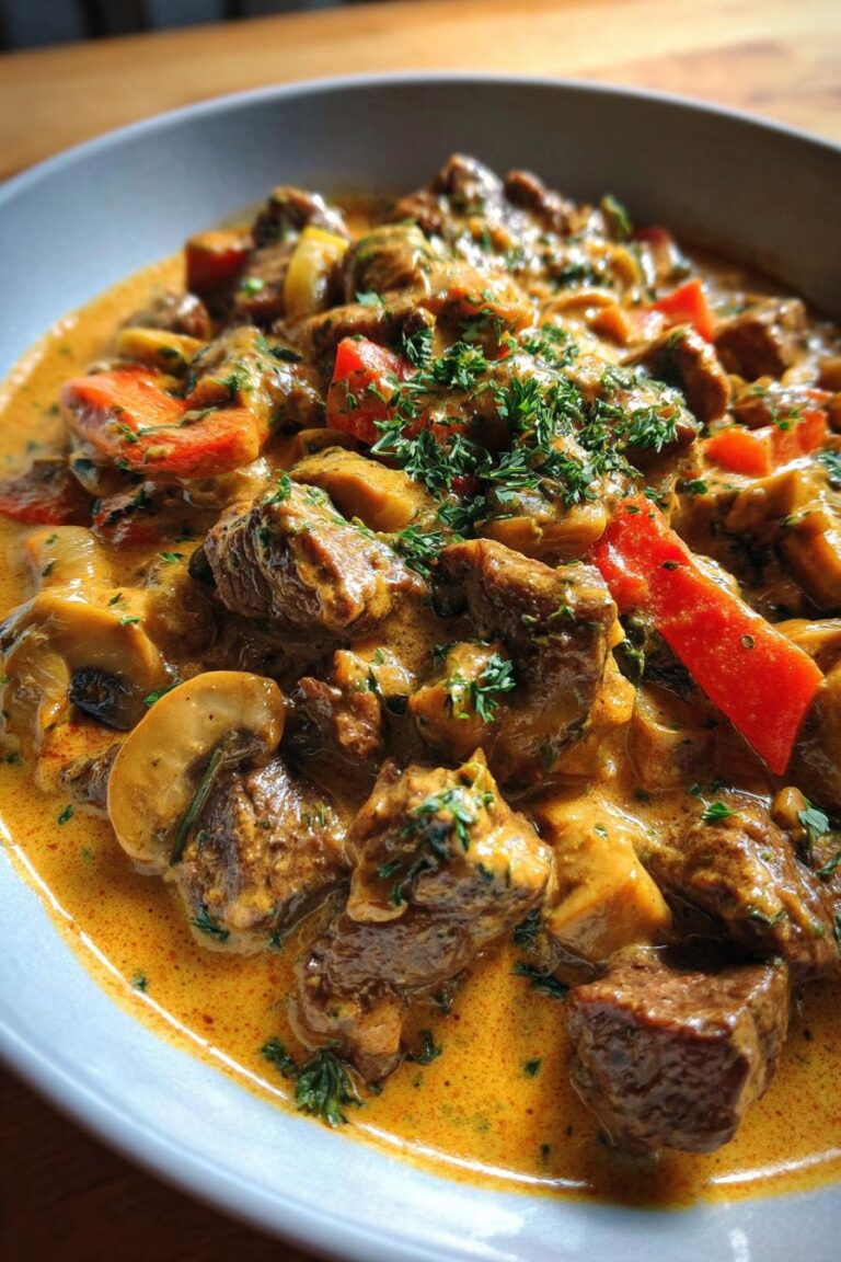 Keto Beef Stroganoff