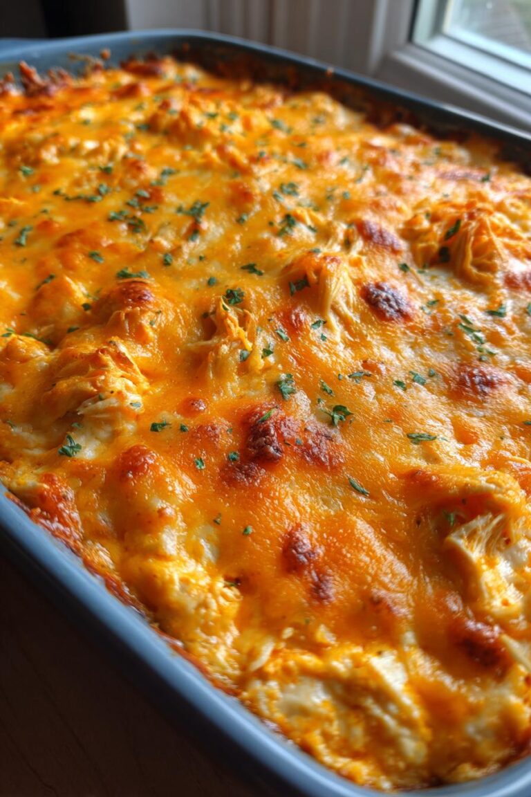 Keto Buffalo Chicken Dip Bake