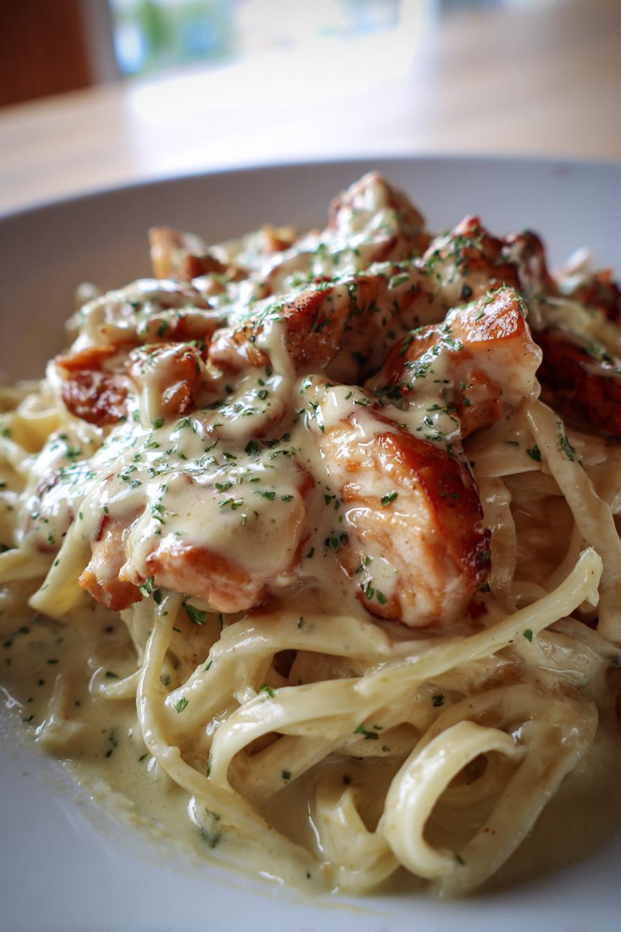 Keto Chicken Alfredo