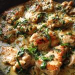 Keto Creamy Garlic Chicken