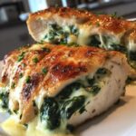 Keto Spinach Stuffed Chicken