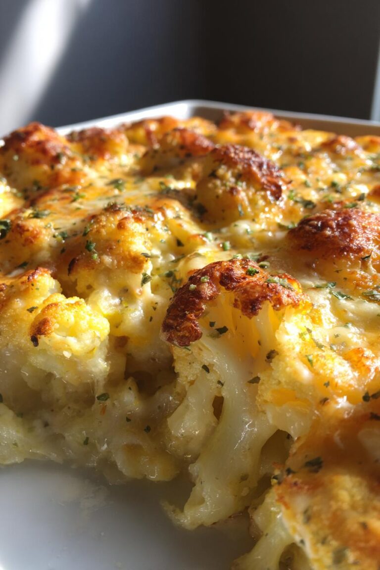 Keto cauliflower mac
