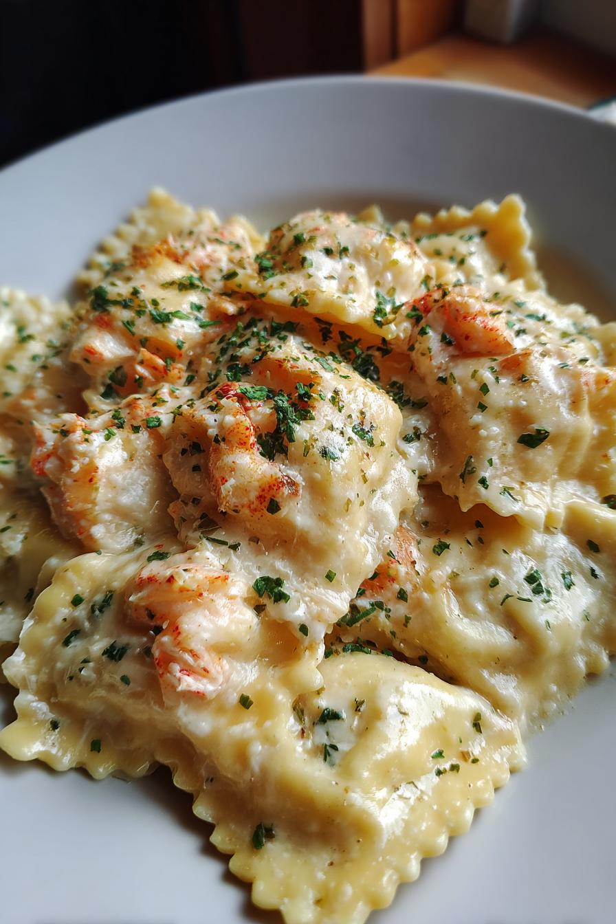 Lobster Ravioli Cream Sauce Recipe