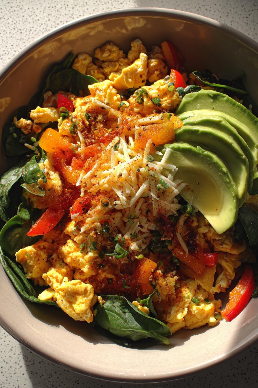 Low Carb Breakfast Burrito Bowl