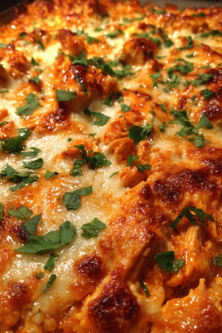 Low-Carb Buffalo Chicken Casserole