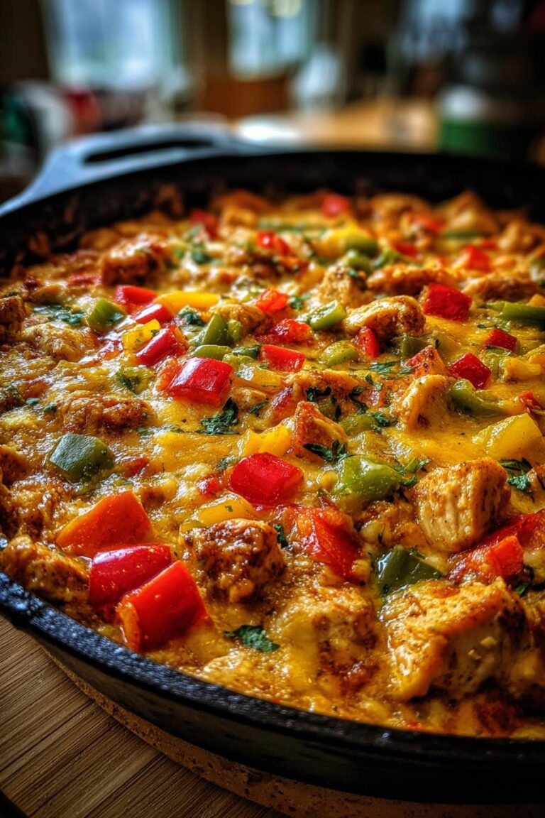 Low Carb Chicken Enchilada Skillet