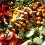 Mediterranean chickpea bowls