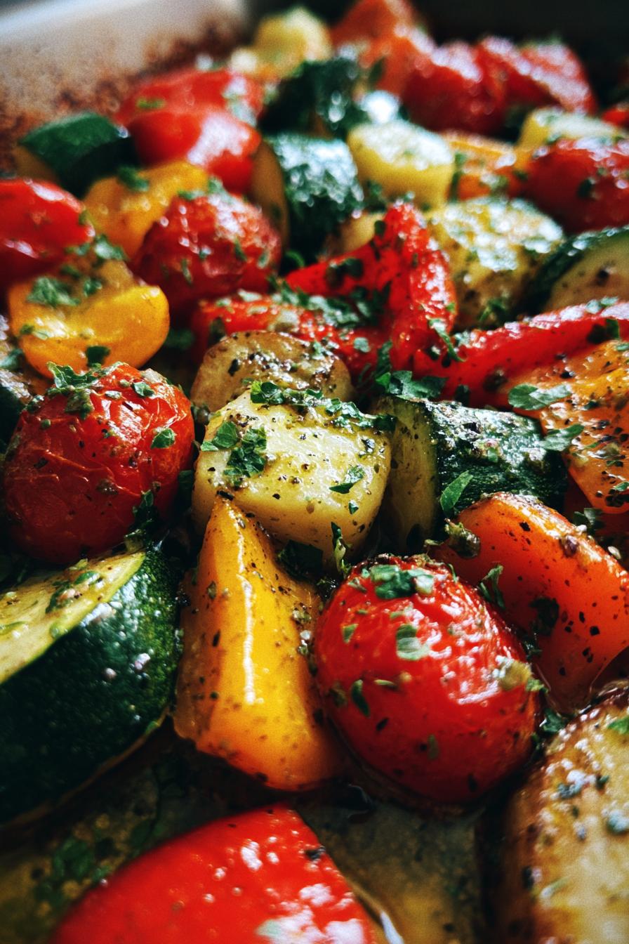Mediterranean roasted veggies